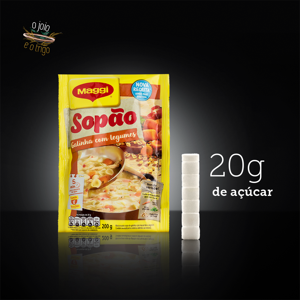 Sopão Galinha com Legumes da Maggi/Nestlé