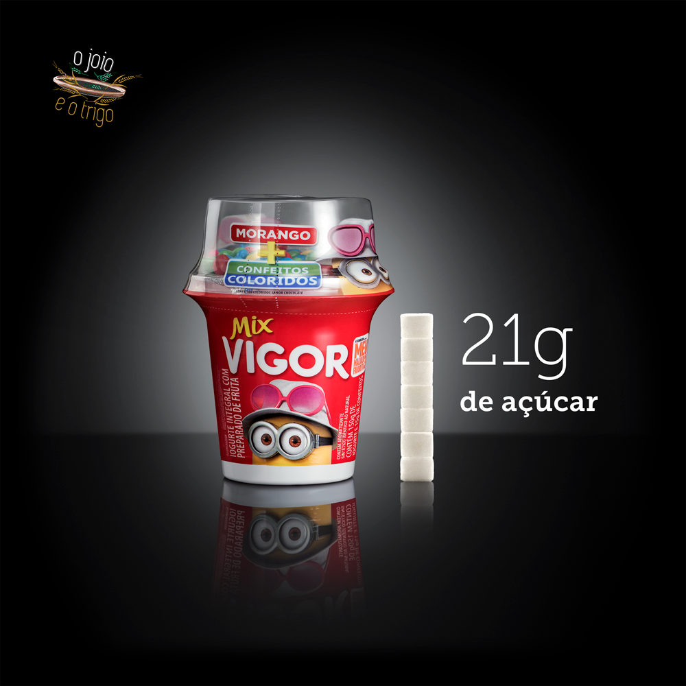 Iogurte Mix Vigor Morango Color Ball