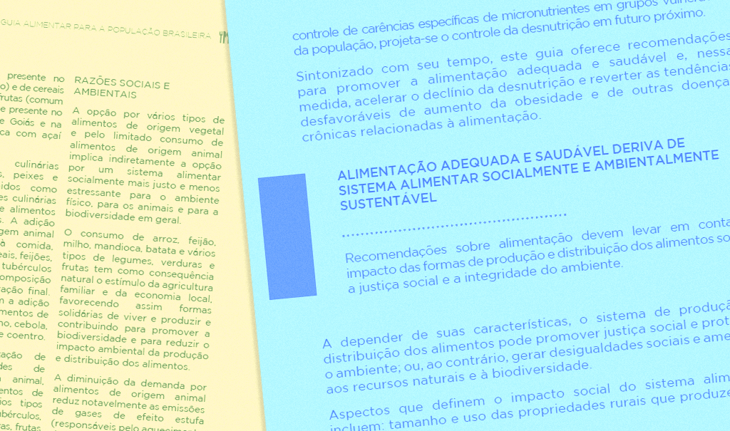 Estudo considera Guia brasileiro o melhor ao relacionar alimentação e sustentabilidade