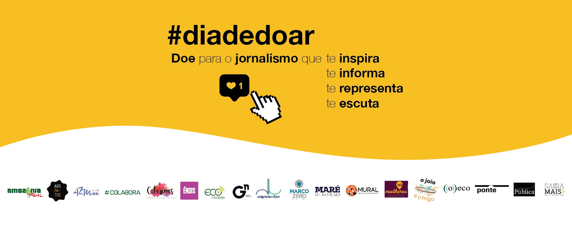 O jornalismo do Norte ao Sul se une para inspirar leitores no Dia de Doar