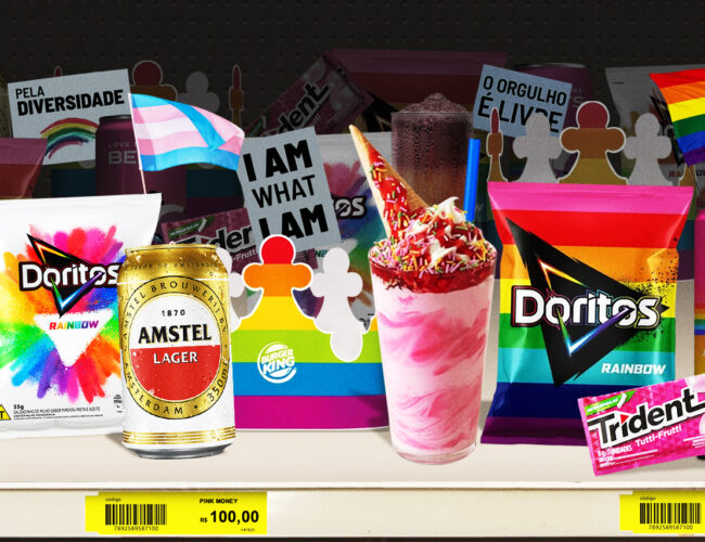 Comida de todas as cores, exploração por todos os lados