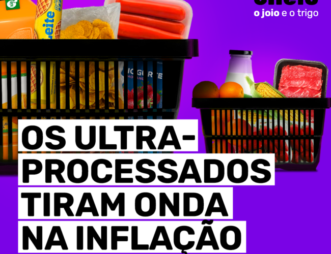 Os ultraprocessados tiram onda na inflação
