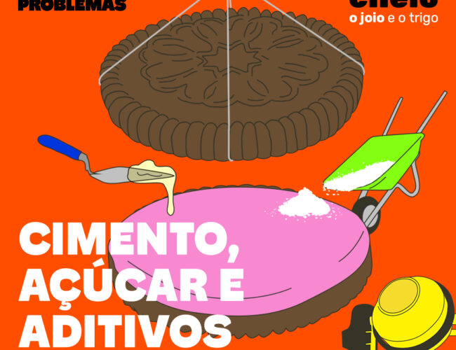 Cimento, açúcar e aditivos