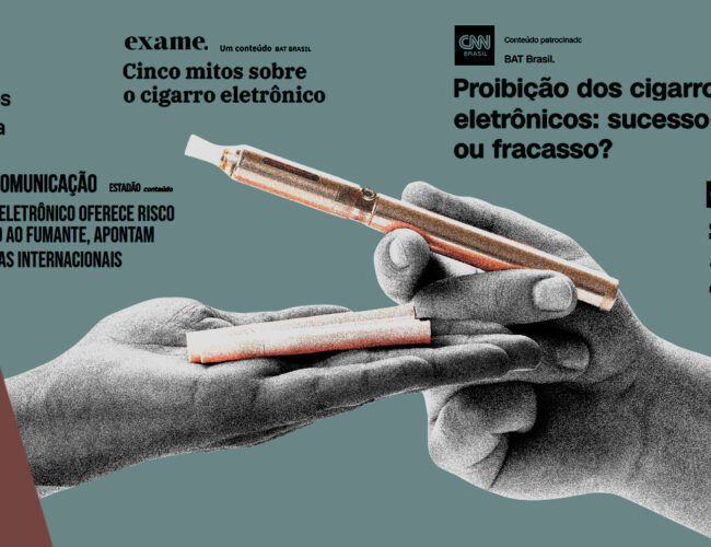 A ex-Souza Cruz de mãos dadas com grupos de comunicação na defesa dos cigarros eletrônicos