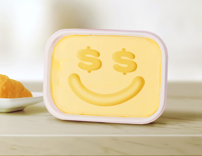 Margarina: isenta de impostos e pronta para sentar à mesa