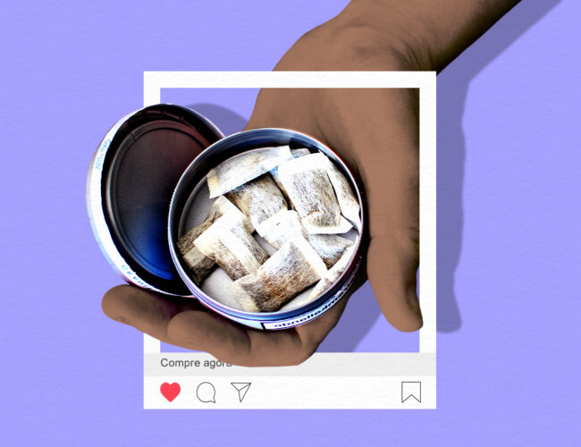 Irregulares no Brasil, “snus” e sachês de nicotina de BAT e Philip Morris são vendidos no Instagram como alternativa a vapes