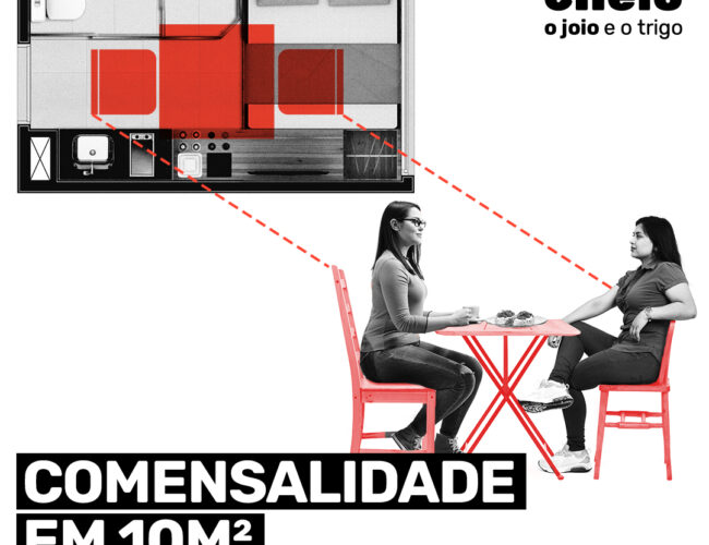 Comensalidade em 10 metros quadrados